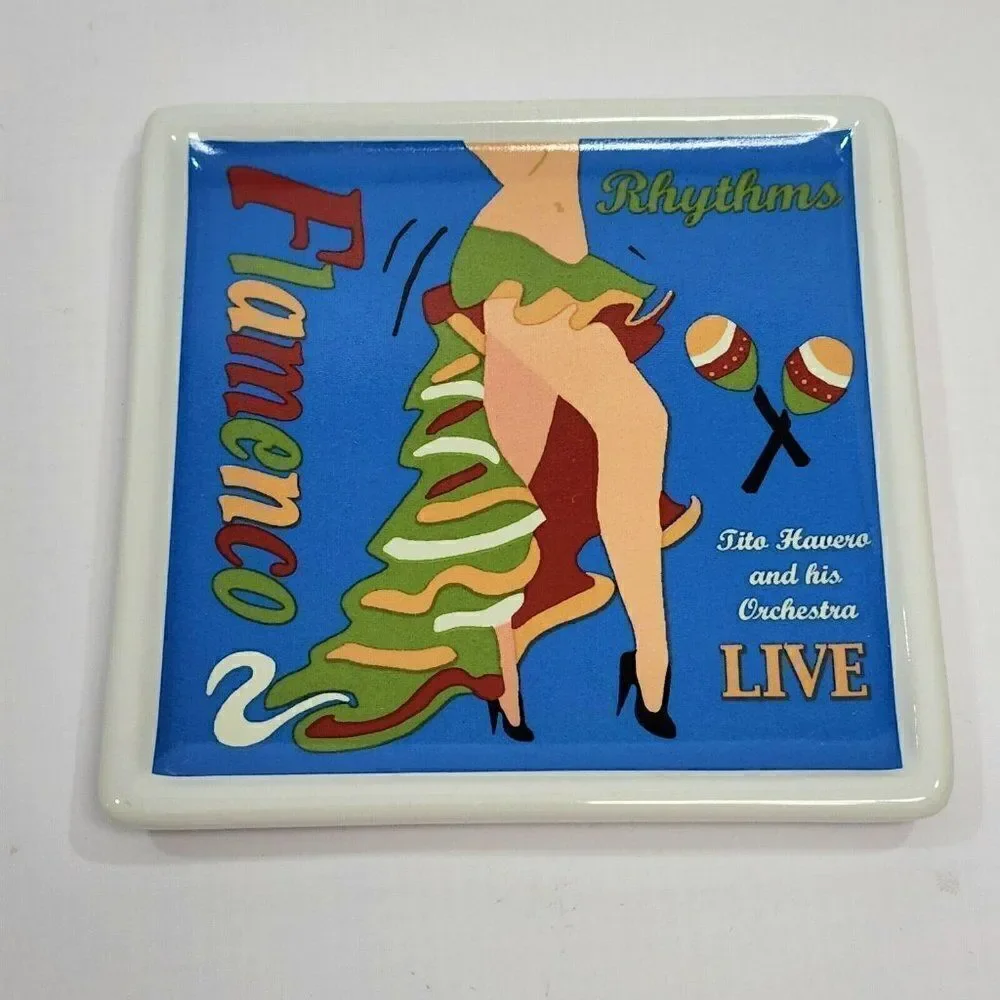 4 Pottery Barn Ceramic Coasters‎ 